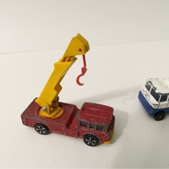 Vtg Corgi Junior Diecast Scammell Concrete Mixer Simon Snorkel Fire Engine - Picture 8 of 16